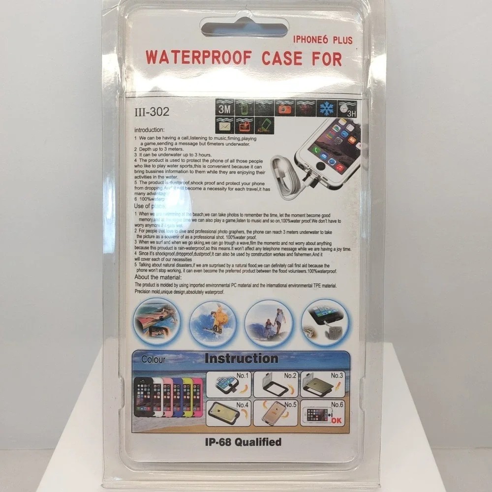 Waterproof‎ Cell Phone Case For iPhone 6 Plus Pool Boating Beach 7